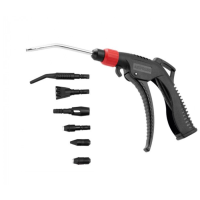 Pistolet pneumatyczny do przedmuchiwania Airpress 45029 + Dysze