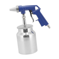 Pistolet do piaskowania ze zbiornikiem 1L Airpress 45279