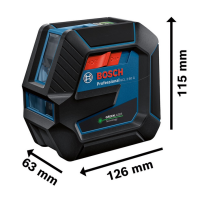 Laser krzyżowy GCL 2-50 G Bosch 0601066M00