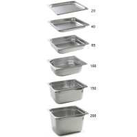 Pojemnik GN 2/1 nierdzewny Profi Line Hendi 801116