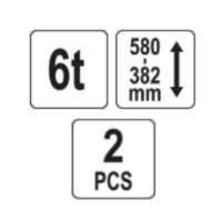 Kobyłka samochodowa 6T Yato YT-17312 2 szt
