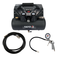 Kompresor akumulatorowy bezolejowy 6l Yato YT-23241 8 bar