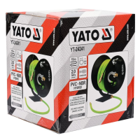 Wąż pneumatyczny na bębnie naściennym Yato YT-24241 15m