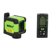 Laser krzyżowy + dalmierz zestaw Dedra MC0920