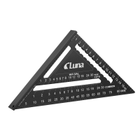 Kątownik uniwersalny aluminiowy 175mm Luna 281090100