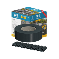 Taśma ogrodzeniowa antracyt miękka 47,5mmx35m | WDB Plast 62.052.7016