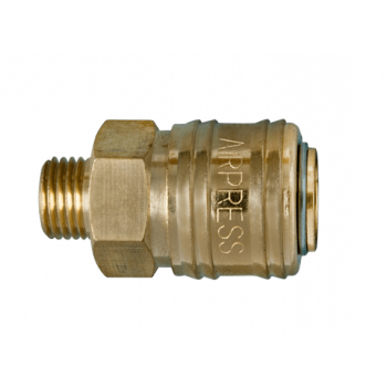 Szybkozłączka pneumatyczna gwint zewnętrzny 1/4" Airpress 4301505