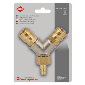 Trójnik pneumatyczny 1/2