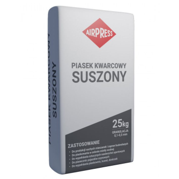 Piasek kwarcowy do piaskowania 25kg Airpress 45361 0,1-0,5mm