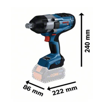 Klucz udarowy Bosch GDS 18V-1050H 3/4'' 06019J8502