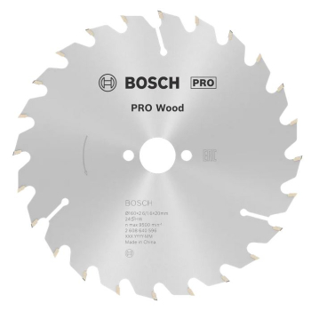 Tarcza pilarska do drewna Pro Wood Bosch 160 / 20 mm 2608640597