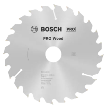 Tarcza pilarska do drewna Pro Wood Bosch 180 / 30 mm 2608640608