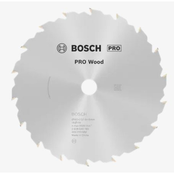 Tarcza pilarska do drewna Pro Wood Bosch 160 / 16 mm 2608640785