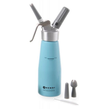 Syfon do bitej śmietany Kurt Scheller Niebieski 0,5 L - Hendi 975862