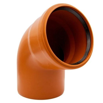 Kolano kanalizacyjne PP 160/67 - K66