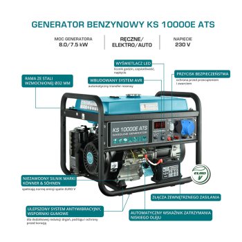 Agregat prądotwórczy Konner-Sohnen KS 10000E ATS