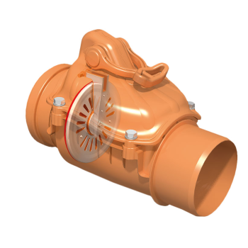 Zasuwa burzowa PP DN 110mm Karmat ZB110