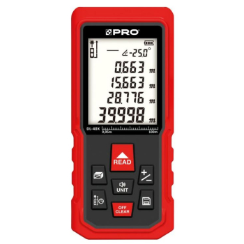Dalmierz laserowy Pro DL-40X PRO-DL075 40m