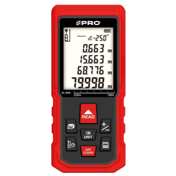 Dalmierz laserowy Pro DL-80X PRO-DL077 80m