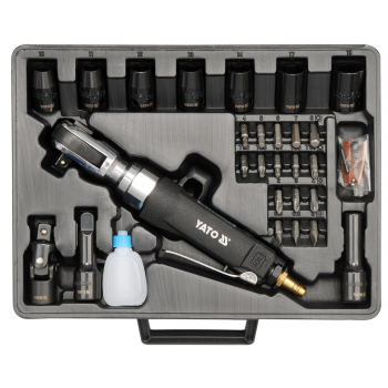 Grzechotka pneumatyczna 1/2" 68Nm z akcesoriami Yato YT-0982