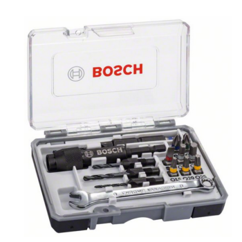 Zestaw bitów do wkrętarek i wierteł  HSS Extra Hard Bosch 2607002786