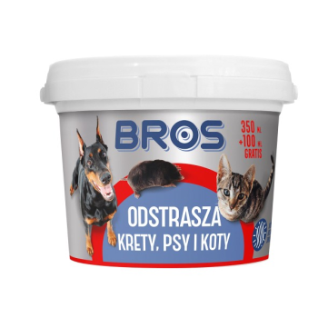 Preparat odstraszający krety psy koty Bros 027