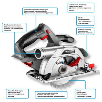 Pilarka tarczowa Graphite 58G023