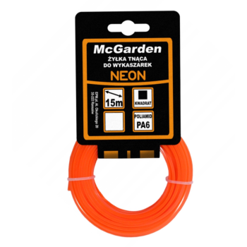 Żyłka do podkaszarki kwadrat neon 2,7mm 15m McGarden MG-200-0227