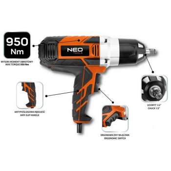 Klucz udarowy elektryczny Neo 04-720