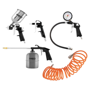 Narzędzia pneumatyczne w zestawie Neo 14-699