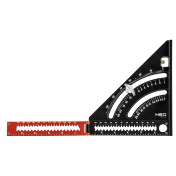 Kątownik dekarski z linijką 185mm Neo 72-105