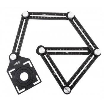 Linijka kątowa 6-ramienna Neo 72-351