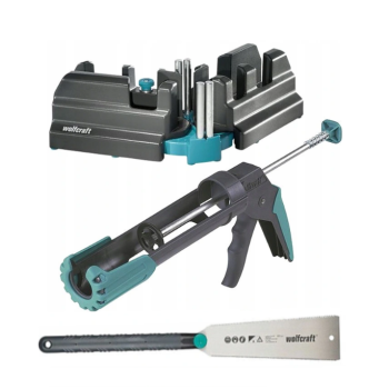 Zestaw do docinania i montażu listew przypodłogowych Wolfcraft WF6977000