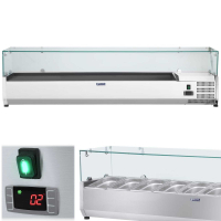 Nadstawa chłodnicza ze szklaną osłoną 8x GN1/3 180cm