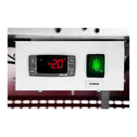 Lada witryna chłodnicza sklepowa handlowa ze szklaną osłoną od -2 do 2C 470L 195cm