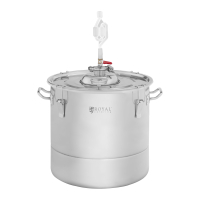 Destylator urządzenie do destylacji 20L + termometr analogowy