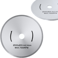 Tarcza do piły tarczowej do cięcia glazury z diamentowym ostrzem śr. 200/25.4mm