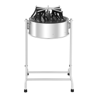 Elektryczny trymer trimmer żniwiarka do roślin na stojaku 120W Hillvert HT-HOWSON-18TE