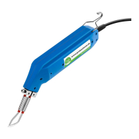 Nóż termiczny do cięcia styropianu tkanin tworzyw sztucznych do 500C 60W + ostrze typu R