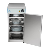 Podgrzewacz do talerzy HoReCa szafka grzewcza z kółkami 53x35x76,5cm