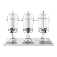 Dyspenser dozownik do napojów chłodzący na lód 3 x 7L