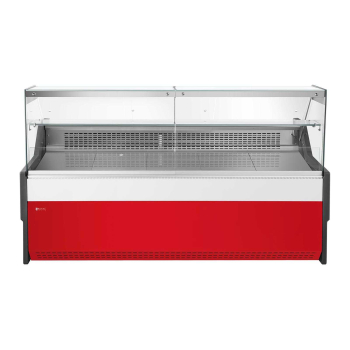 Lada witryna chłodnicza sklepowa handlowa ze szklaną osłoną od -2 do 2C 470L 195cm