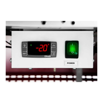 Lada witryna chłodnicza sklepowa handlowa ze szklaną osłoną od -2 do 2C 470L 195cm