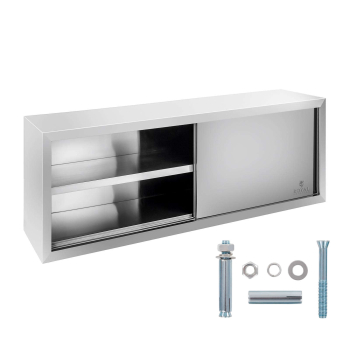 Szafka ścienna stalowa z przesuwanymi drzwiczkami szer. 200cm