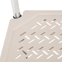 Regał metalowy magazynowy 4 półki ażurowe z nakładkami do 600 kg 180x45x180 cm