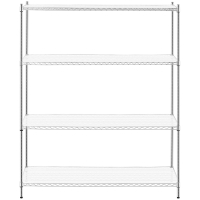 Regał magazynowy ażurowy 4 półki + 4 maty do 1 t 1000 kg 150x60x180 cm