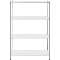 Regał warsztatowy druciany 4 półki + 4 maty do 1 t 1000 kg 120x60x180 cm