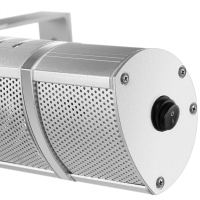 Lampa grzewcza tarasowa promiennik podczerwieni ścienny 2000 W