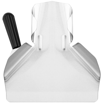 Szufelka łopatka do nakładania frytek popcornu ze stali 200x230 mm