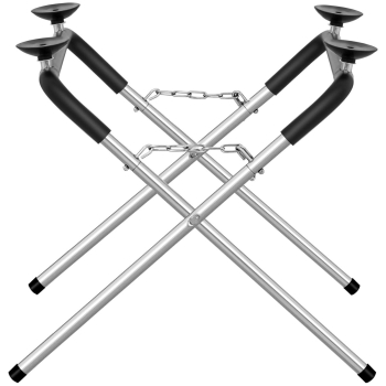 Stojak do montażu szyb samochodowych rozstawny z 4 przyssawkami do 300 kg